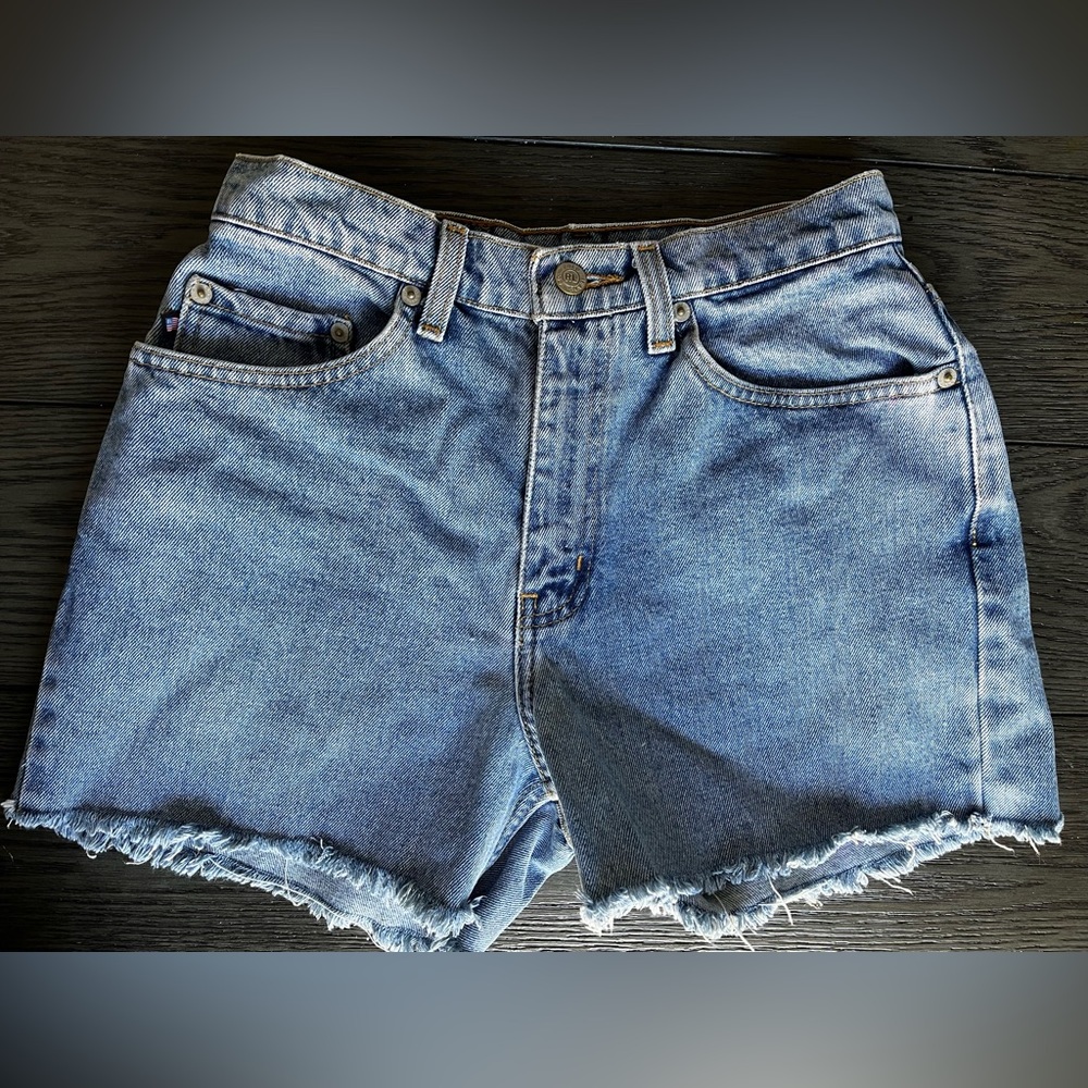 Polo Jeans Co. Ralph Lauren SZ 5  Hi Cut RL Jean Cut To Short- Vintage Women's.